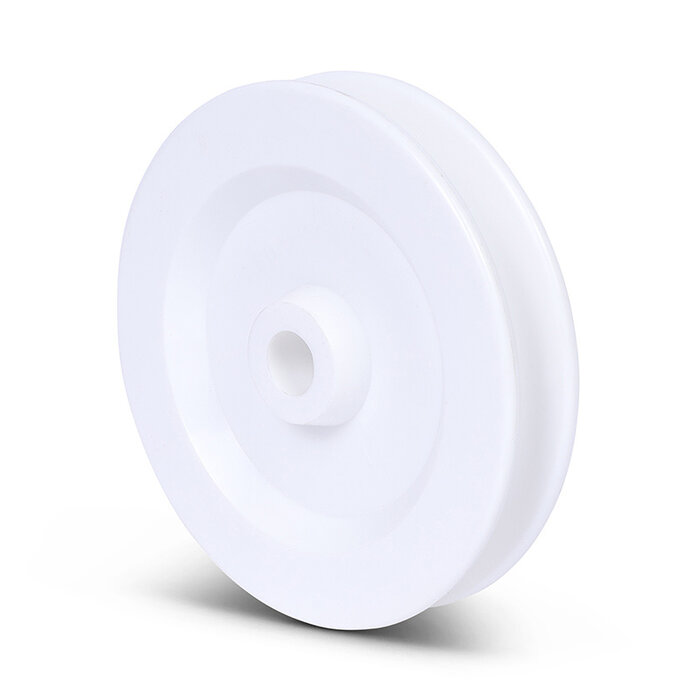Kunststof kabelschijf 90 mm met U groef - 130 kg