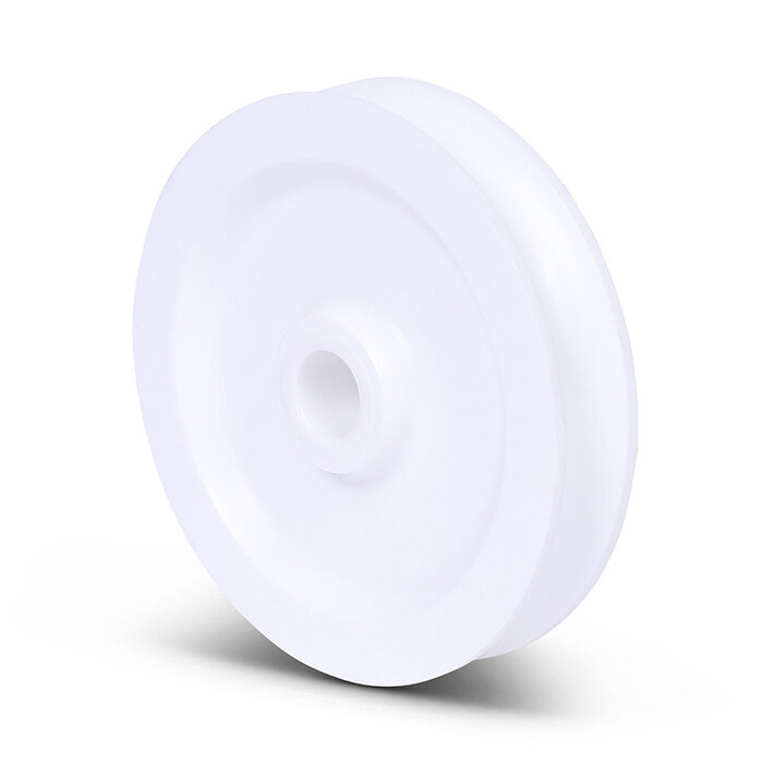 Kunststof kabelschijf 75 mm met U groef - 75 kg