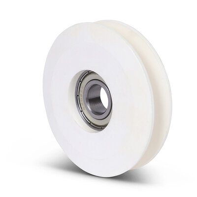 Kunststof kabelschijf 80 mm met U groef - 245 kg