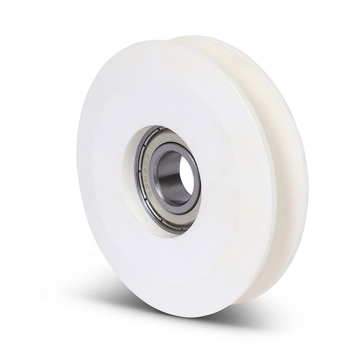 Kunststof kabelschijf 80 mm met U groef - 245 kg