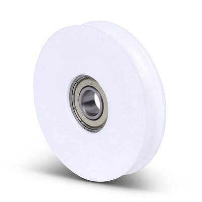 Kunststof kabelschijf 65 mm met U groef - 135 kg