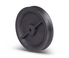 Kabelschijf 120 mm met U groef - 140 kg
