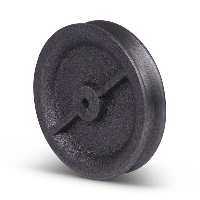 Kabelschijf 120 mm met U groef - 140 kg