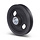 Groefwiel 120 mm met vierkante groef - 100 kg