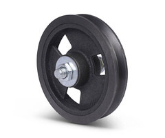 Groefwiel 140 mm met vierkante groef - 135 kg