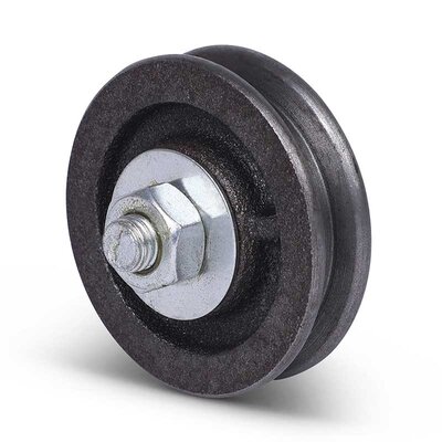 Groefwiel 60 mm met vierkante groef - 100 kg