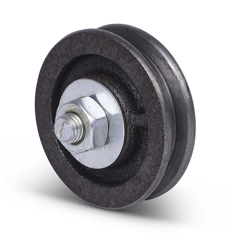 Groefwiel 60 mm met vierkante groef - 100 kg