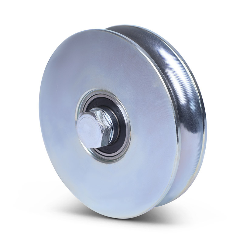 Groefwiel 120 mm met U groef - 450 kg