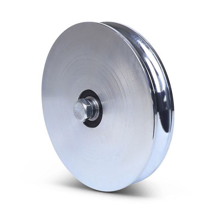 Groefwiel 200 mm met U groef - 625 kg