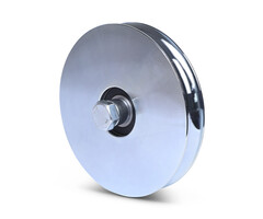 Groefwiel 160x31 mm met V groef - 700 kg