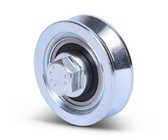 Groefwiel 40 mm met V groef - 70 kg