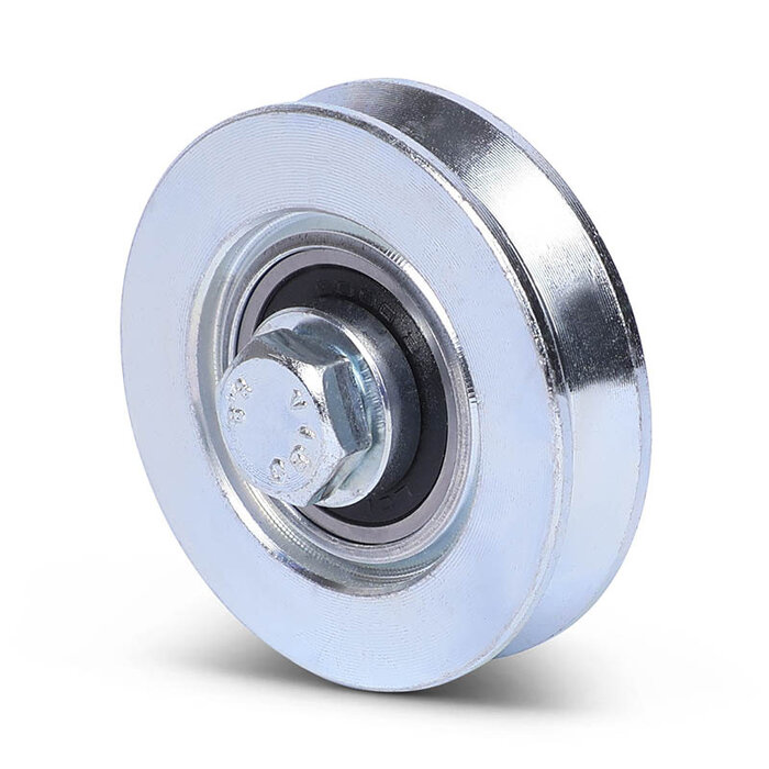 Groefwiel 50 mm met V groef - 70 kg