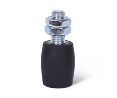 Geleiderol 32 mm - rubber - 70 kg