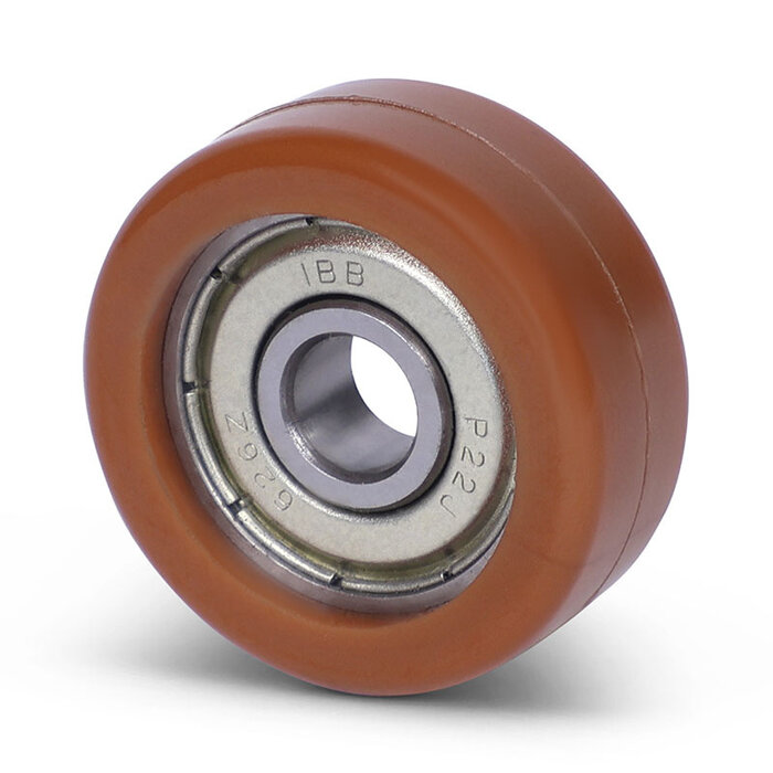 Geleiderol 25x10 mm - polyurethaan - 20 kg