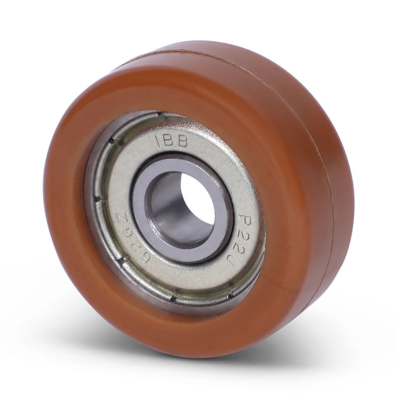 Geleiderol 25x10 mm - polyurethaan - 20 kg