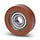 Geleiderol 40x14 mm - polyurethaan - 70 kg