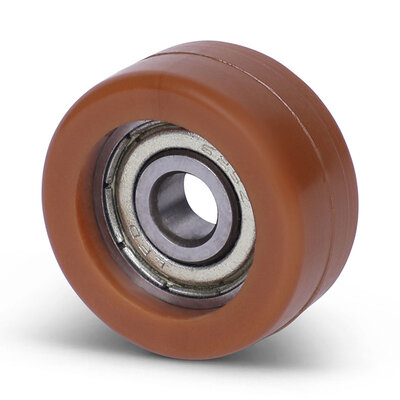 Geleiderol 22x10 mm - polyurethaan - 18 kg