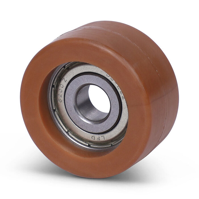 Geleiderol 40x20 mm - polyurethaan - 90 kg