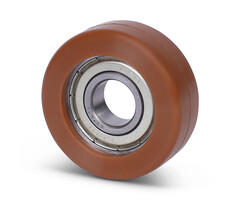 Geleiderol 45x15 mm - polyurethaan - 80 kg