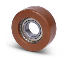 Geleiderol 60x25 mm - polyurethaan - 150 kg