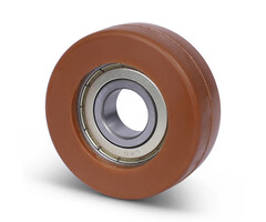 Geleiderol 60x25 mm - polyurethaan - 150 kg
