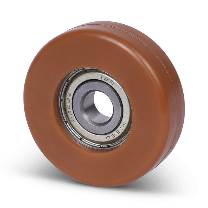 Geleiderol 64x18 mm - polyurethaan - 150 kg