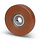 Geleiderol 38x11 mm - polyurethaan - 40 kg
