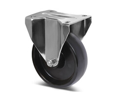 Rvs hittebestendig bokwiel 125 mm - 140 kg