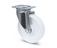 Nylon zwenkwiel 160 mm - 700 kg