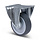 TPR rubber bokwiel 100 mm - rollager - 100 kg