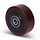 PU wiel 80 mm - kogellager asgat 12 mm - 220 kg