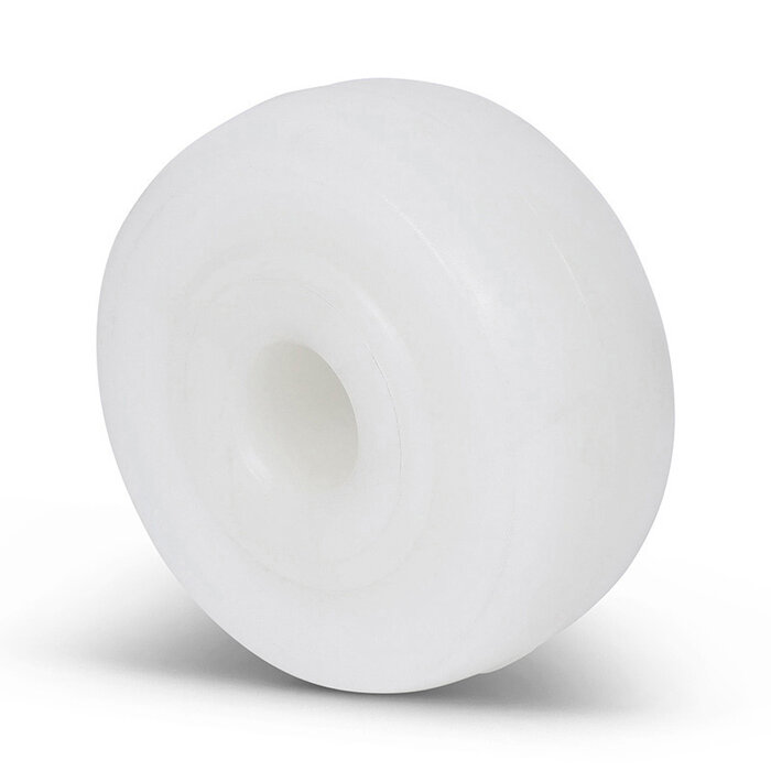 Nylon wiel 80 mm - asgat 20 mm - 500 kg