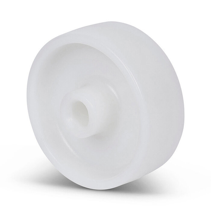 Nylon wiel 80 mm - asgat 12 mm - 150 kg