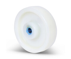 Rvs wiel 100 mm Nylon - 175 kg