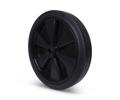Volrubber wiel 400 mm - 400 kg