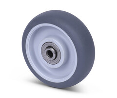 TPR Rubber wiel 75 mm - 75 kg