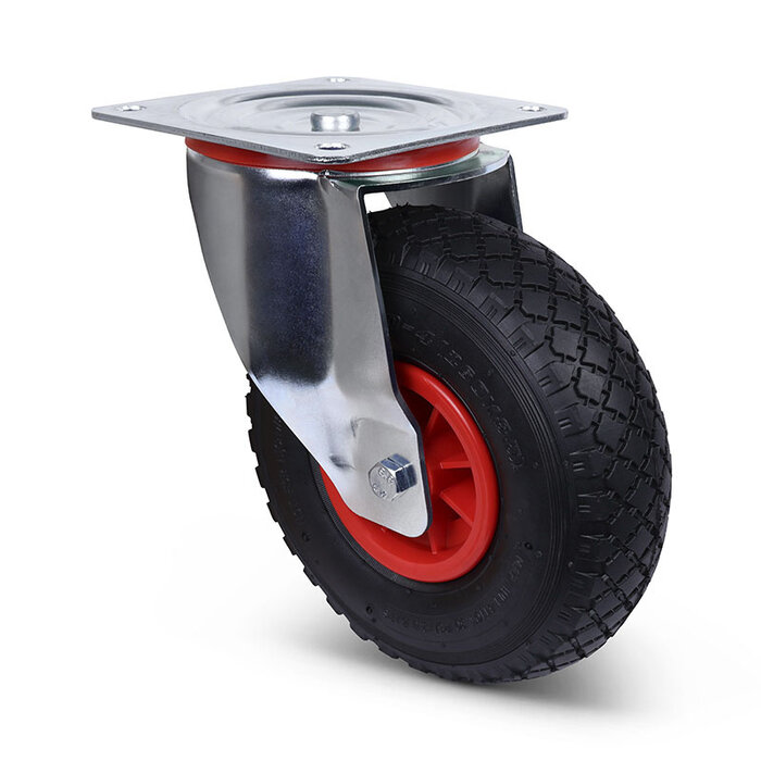 Zwenkwiel 260 mm P200 - luchtband - 150 kg