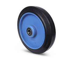 Elastisch rubber wiel 300 mm - 750 kg