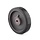 Rubber wiel 250 mm - kogellager asgat 30 mm - 500 kg