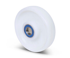 Rvs wiel 200 mm Nylon - 900 kg