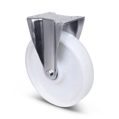 Nylon bokwiel 250 mm - kogellager - 1200 kg