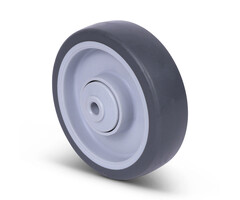 TPR Rubber wiel 125 mm - 135 kg