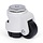 Zwenkwiel met stelvoet 42 mm - Nylon - boutgat - 35 kg