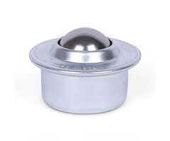 Stalen kogelpot 15.8 mm - 60 kg - rvs kogelrol