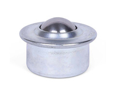 Stalen kogelpot 30 mm - 300 kg - rvs kogelrol