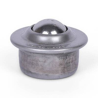 Rvs kogelpot 15.8 mm - rvs kogelrol - 60 kg