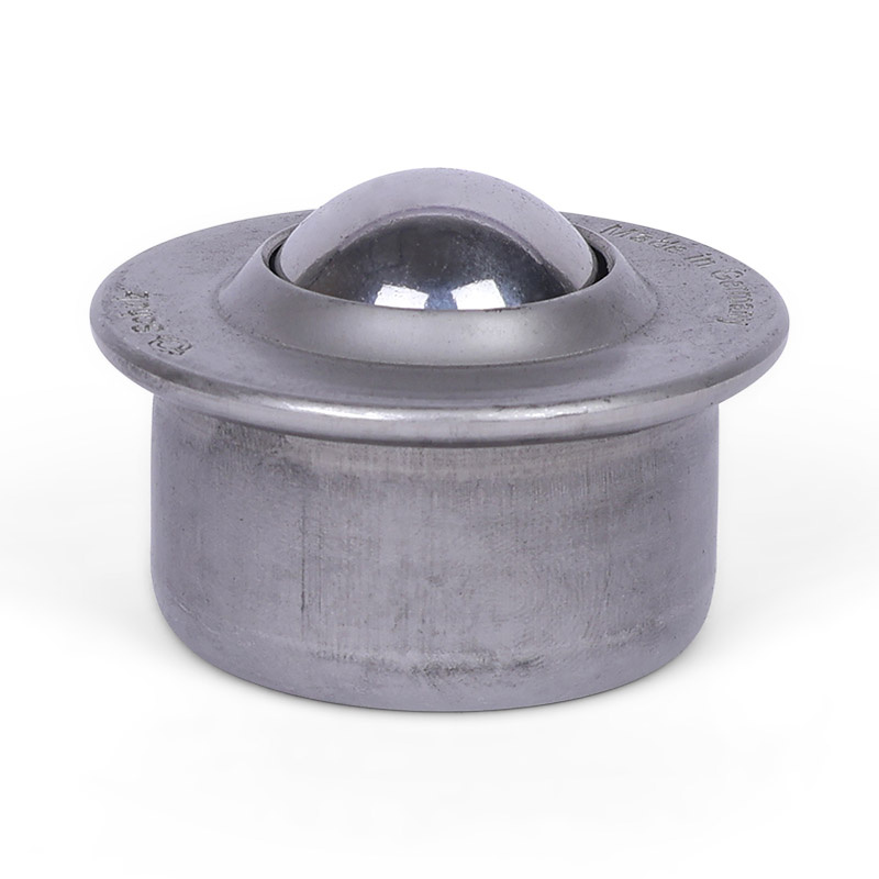Rvs kogelpot 30 mm - rvs kogelrol - 300 kg