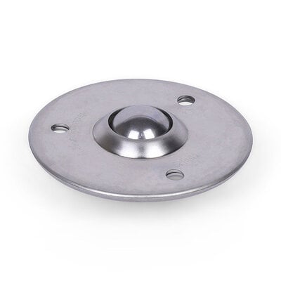 Rvs kogelpot 19 mm - rvs kogelrol - 25 kg