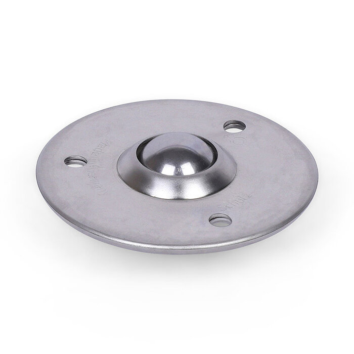 Rvs kogelpot 19 mm - rvs kogelrol - 25 kg