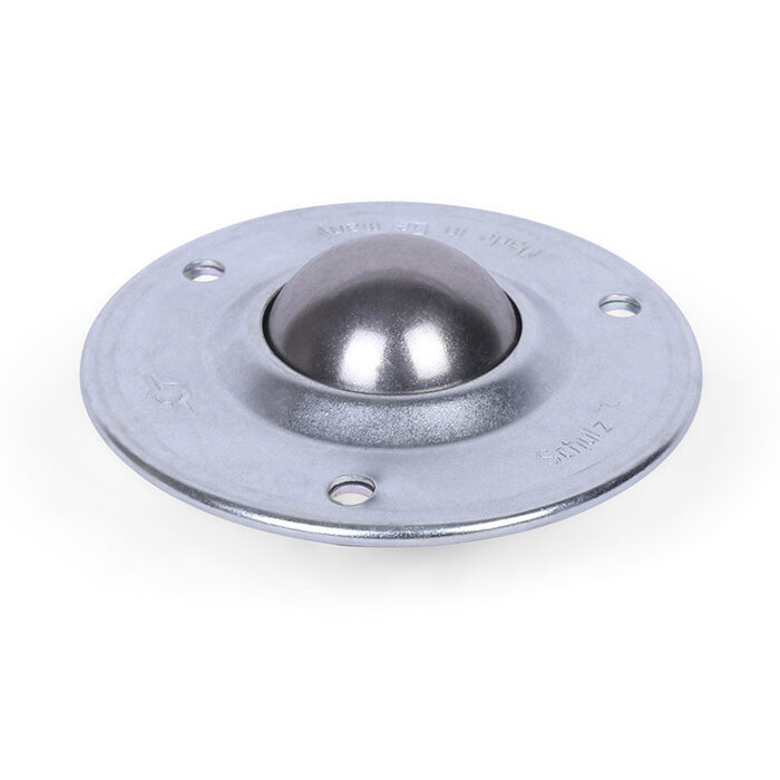 Stalen kogelpot 19 mm - rvs kogelrol - 25 kg